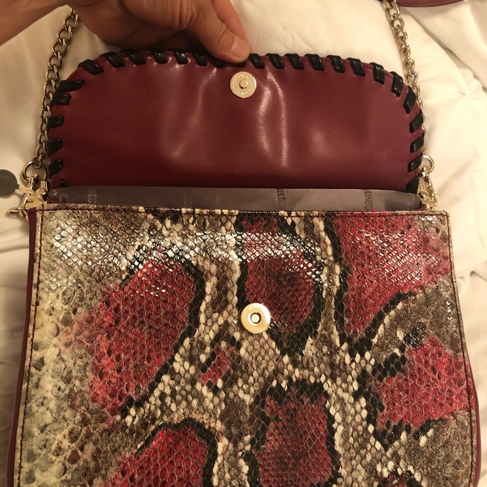 Cavalli python leather handbag - Picture 10 of 15
